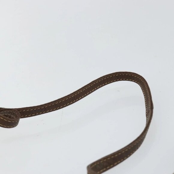 GUCCI GG Canvas Shoulder Bag PVC Leather Beige Auth sw1583 - Picture 9 of 16